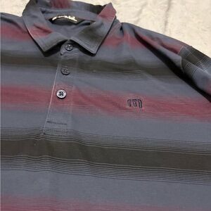 Travis Matthew Striped Polo